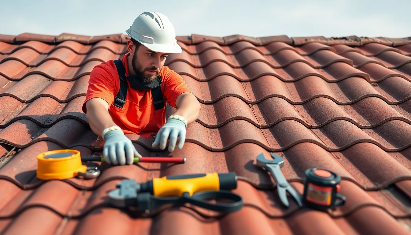 Tile roofing