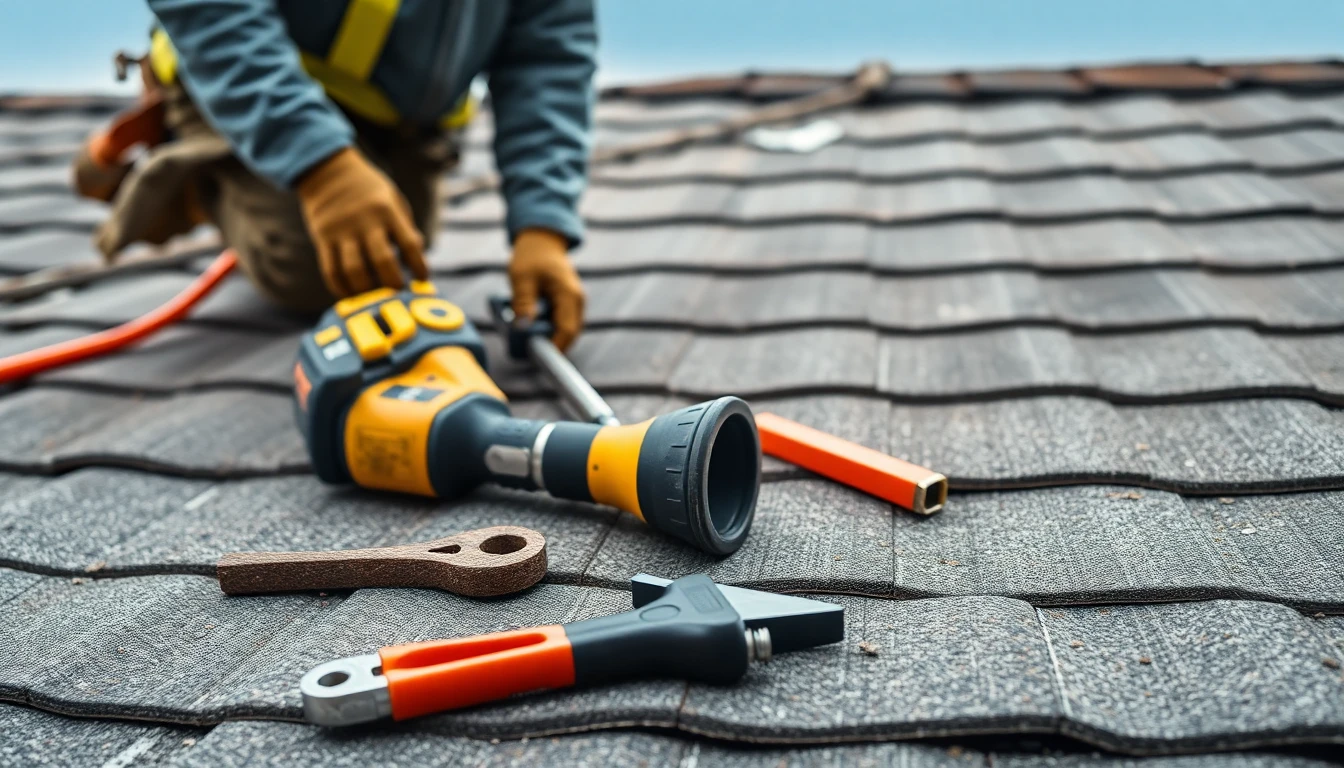Storm damage repair