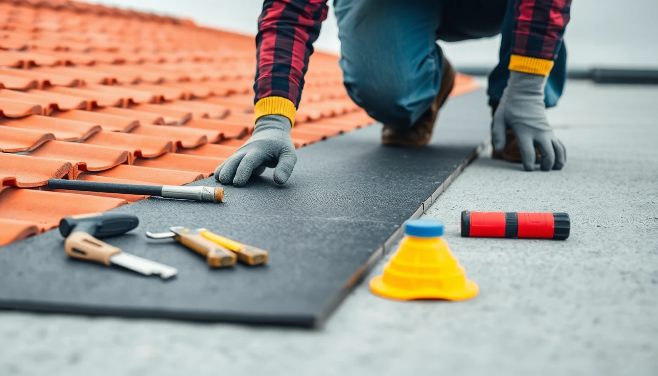 Flat roof repair