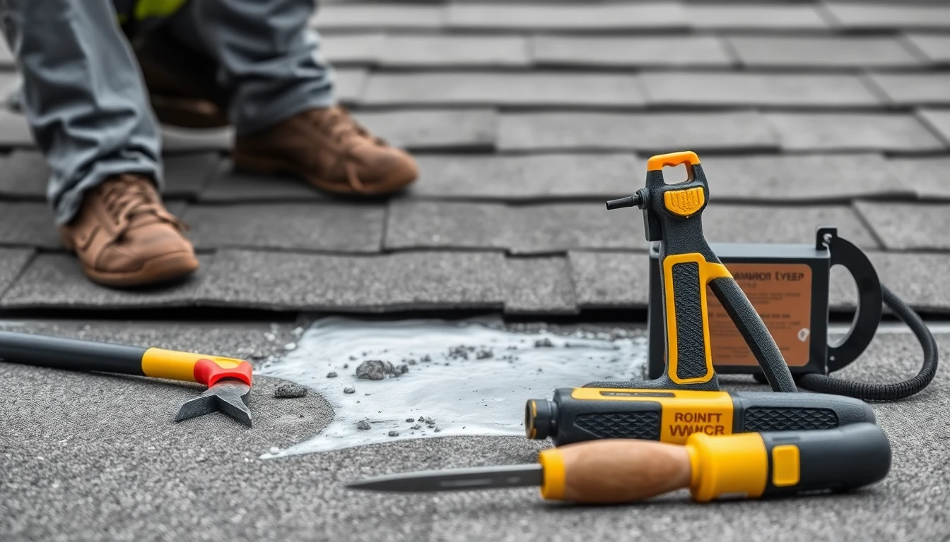 Roof leak repair