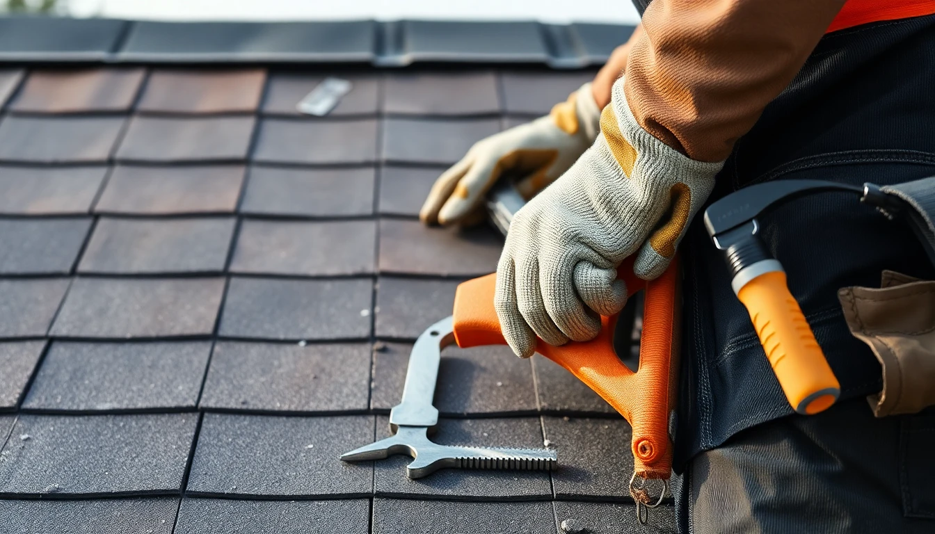 Storm damage repair