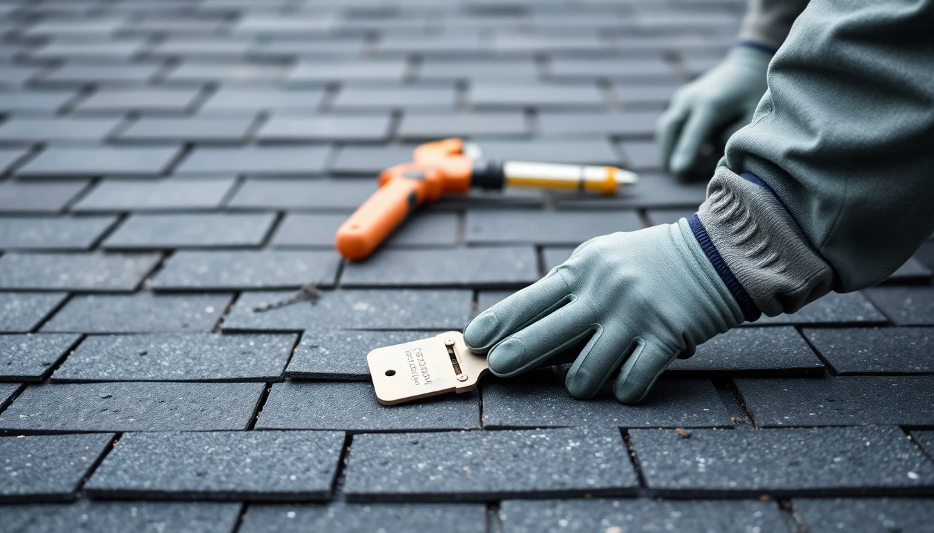 Asphalt shingle repair