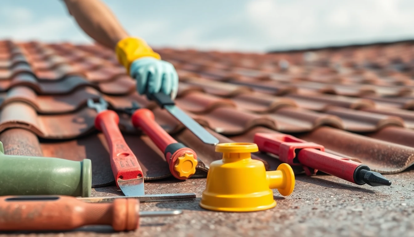 Tile roofing