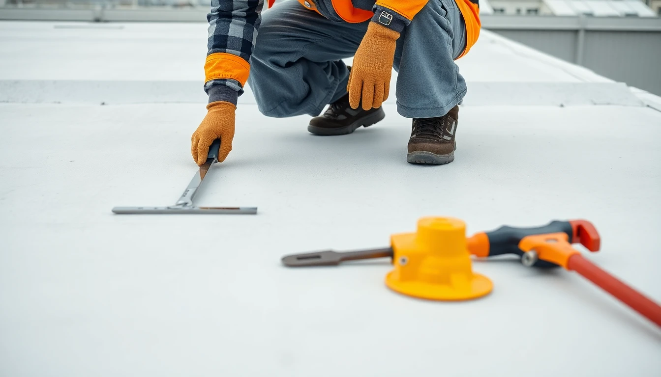 Flat roof repair