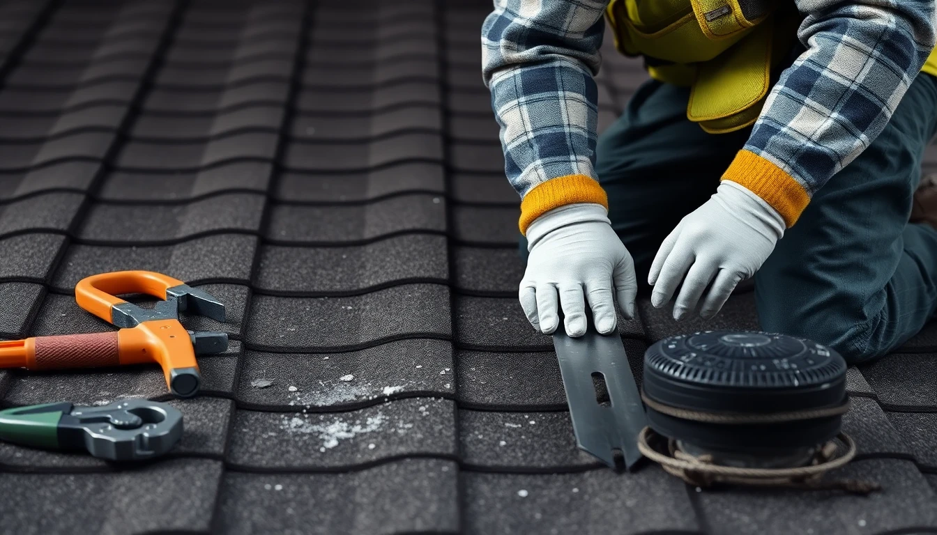 Roof leak repair