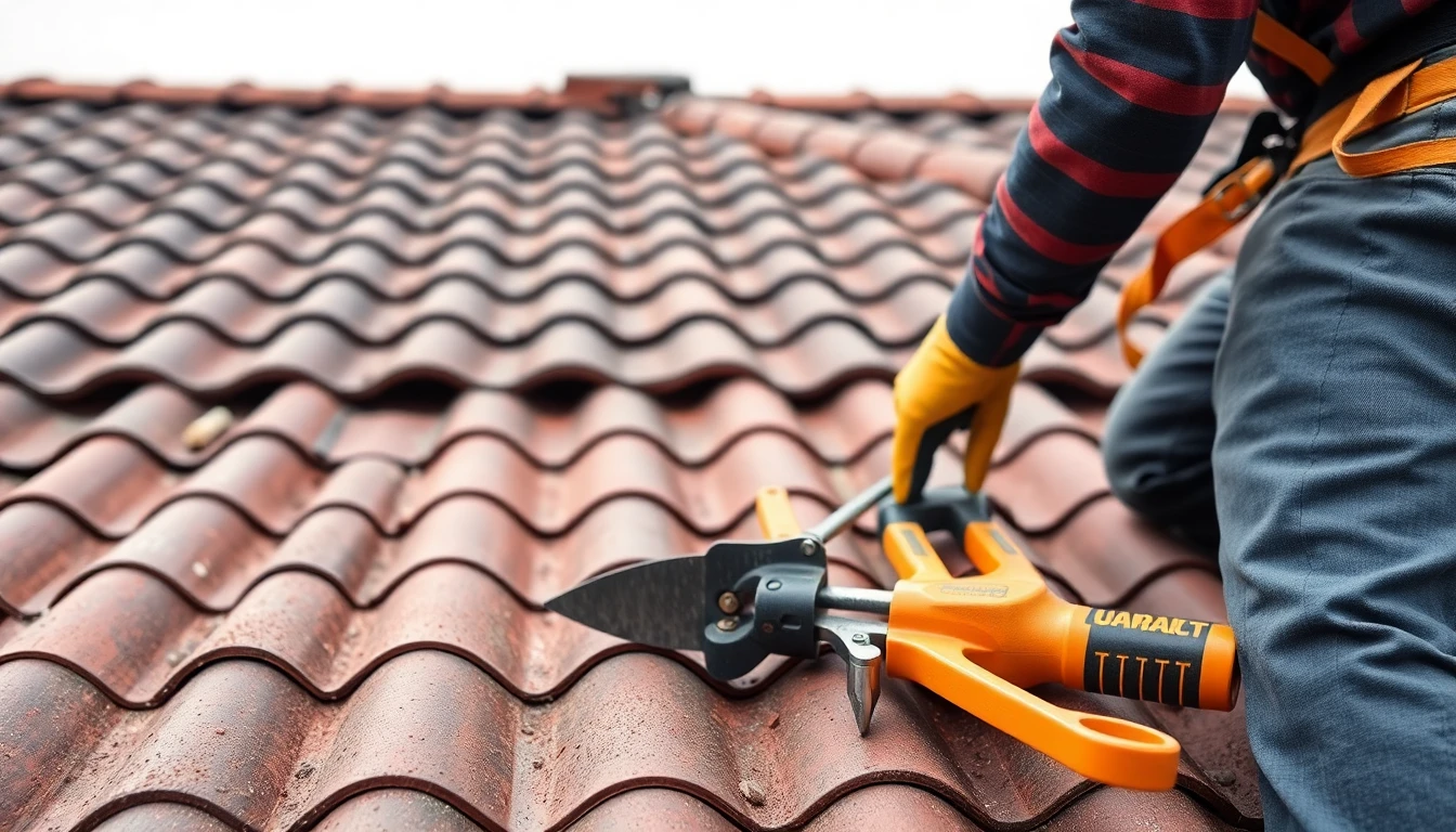 Tile roofing