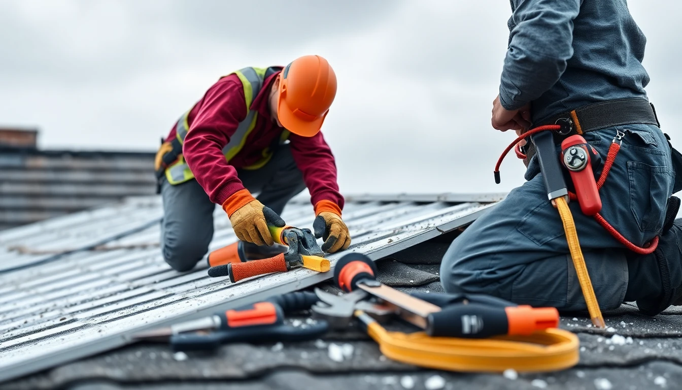 Storm damage repair