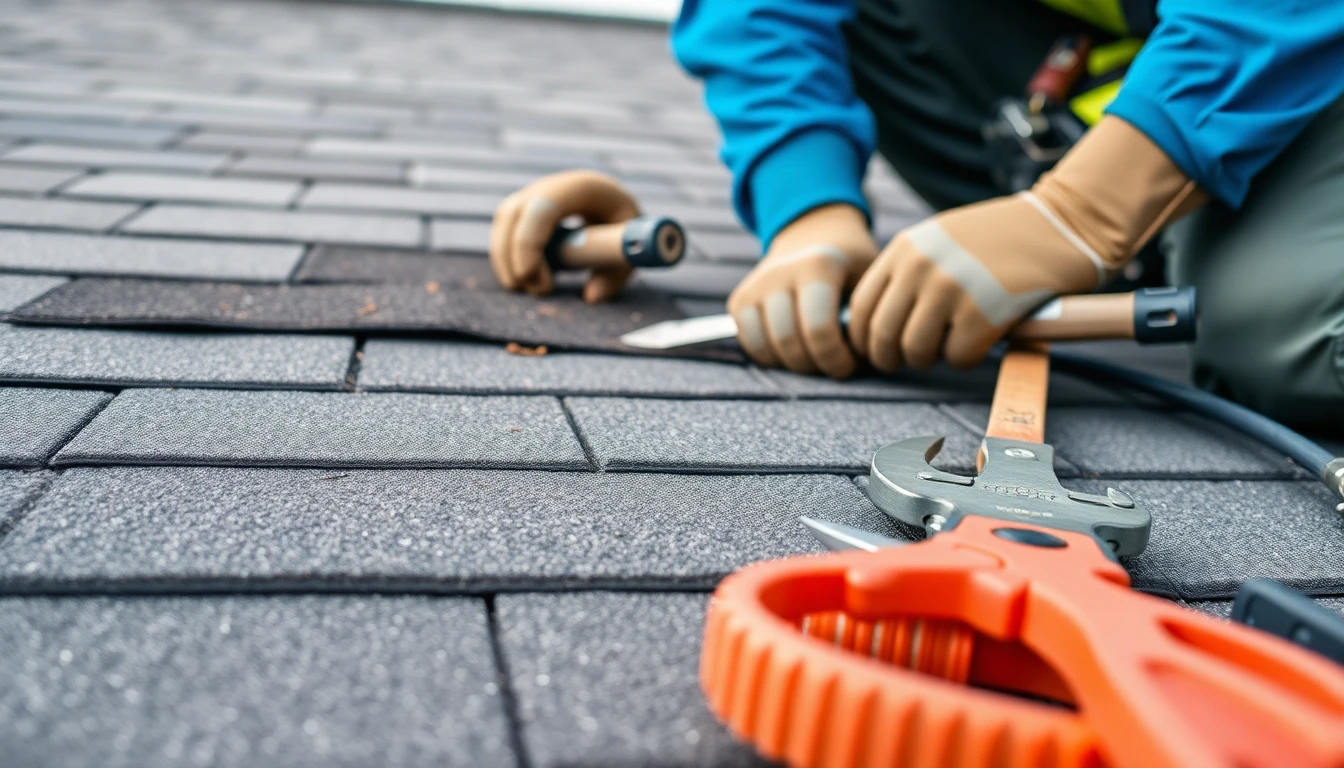 Asphalt shingle repair