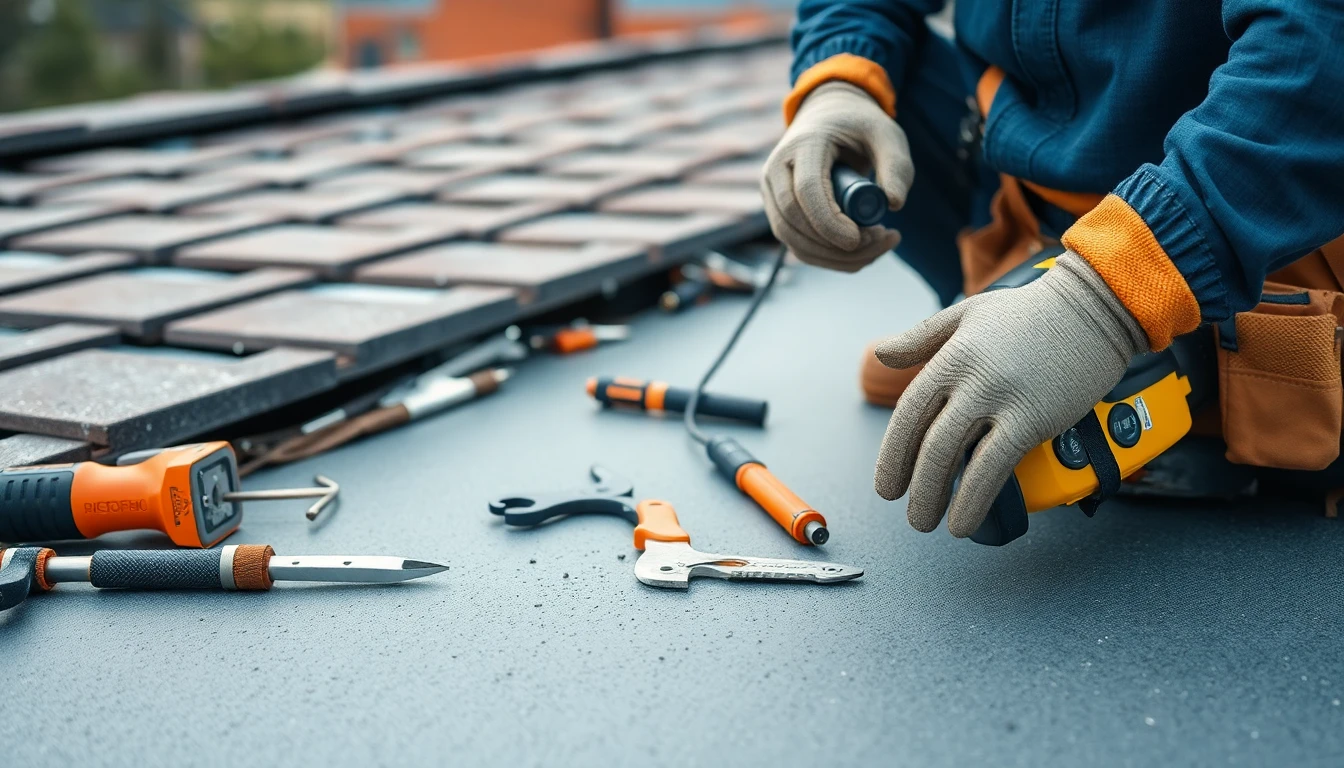 Storm damage repair