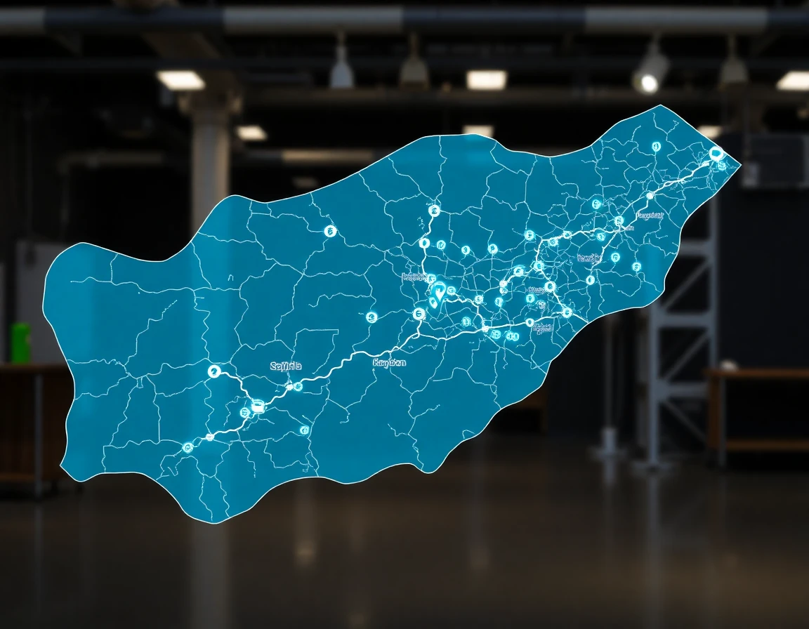 Electrical Service Areas Map