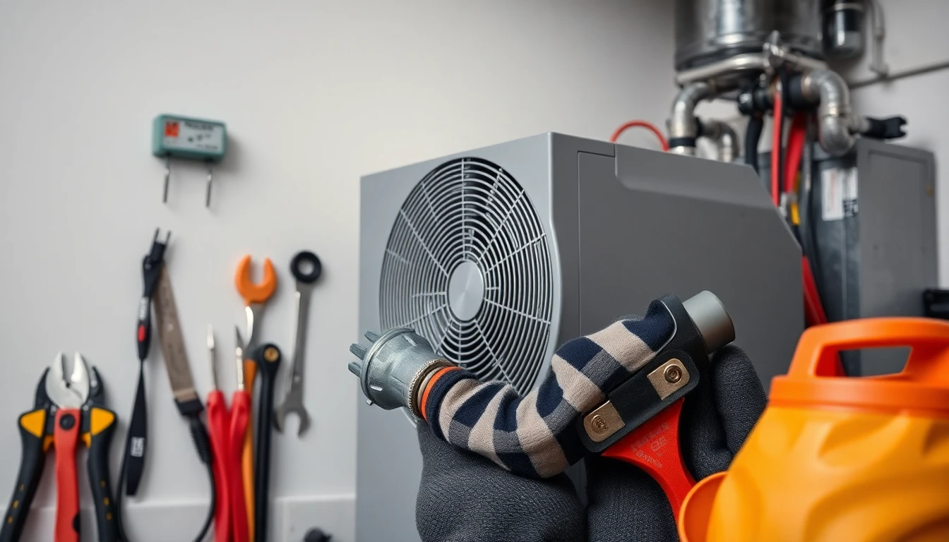 Heating system repair