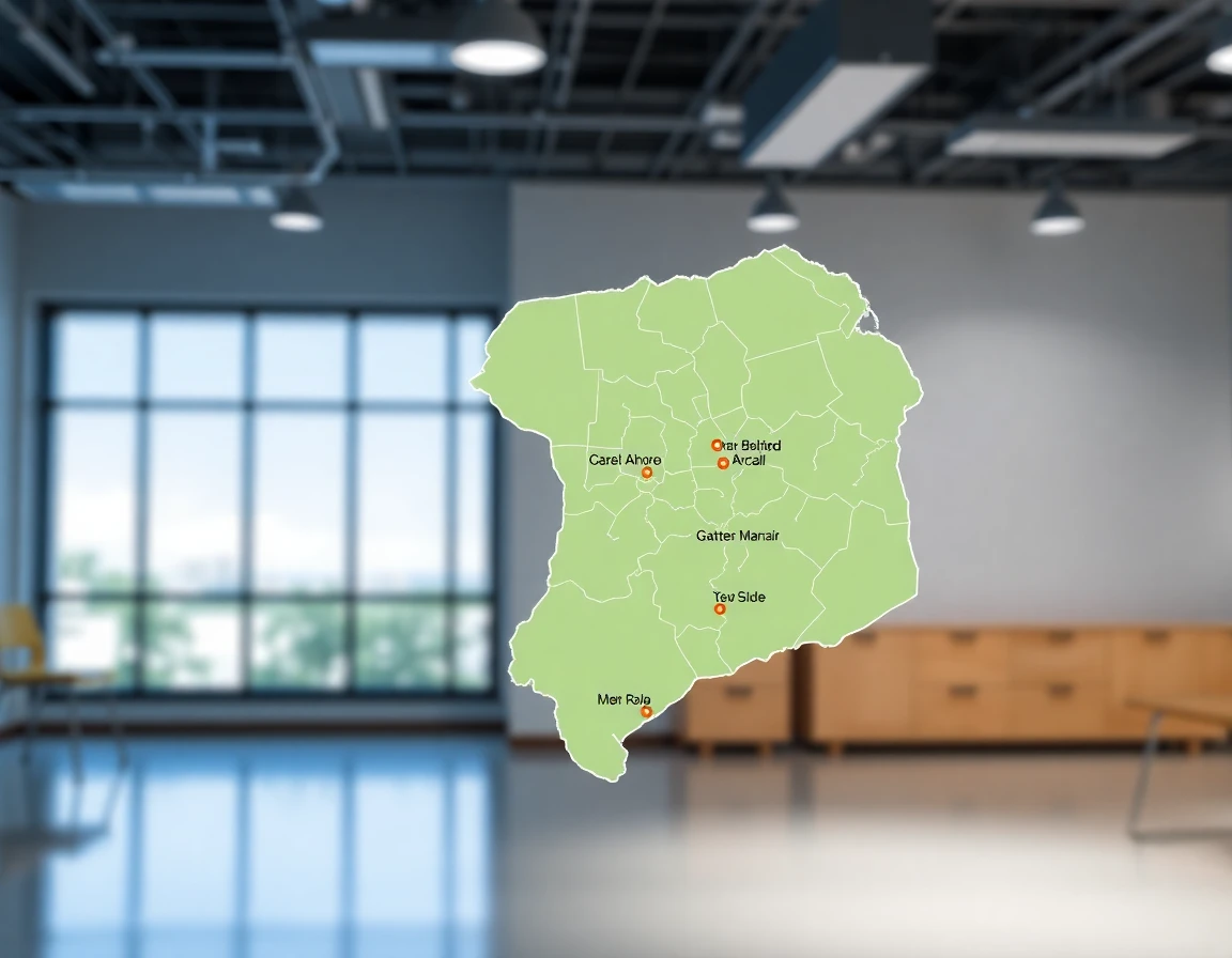 Water Damage Service Areas Map