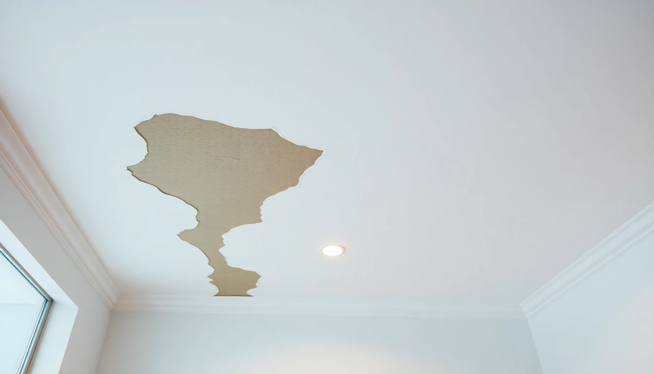 Ceiling Water Damage Repair