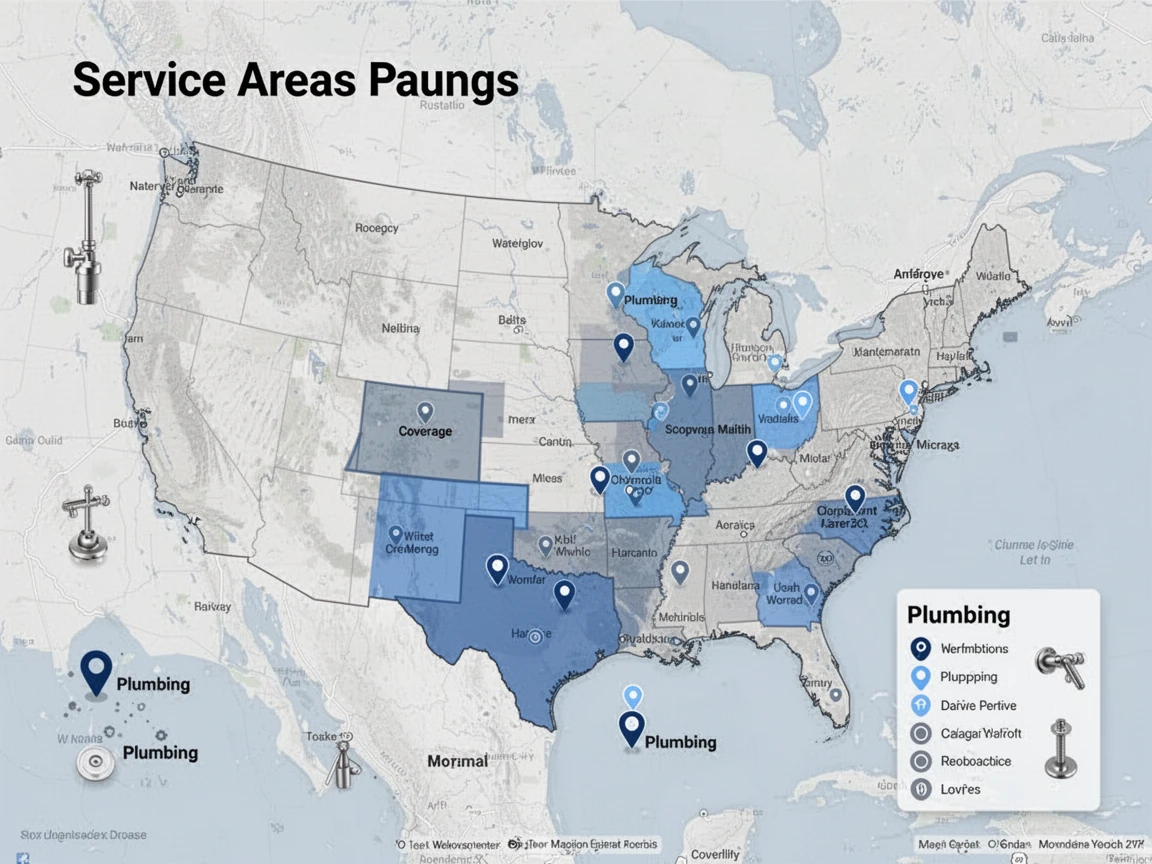 Plumbing Service Areas Map