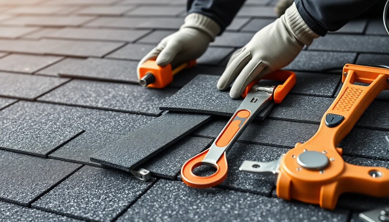 Asphalt shingle repair