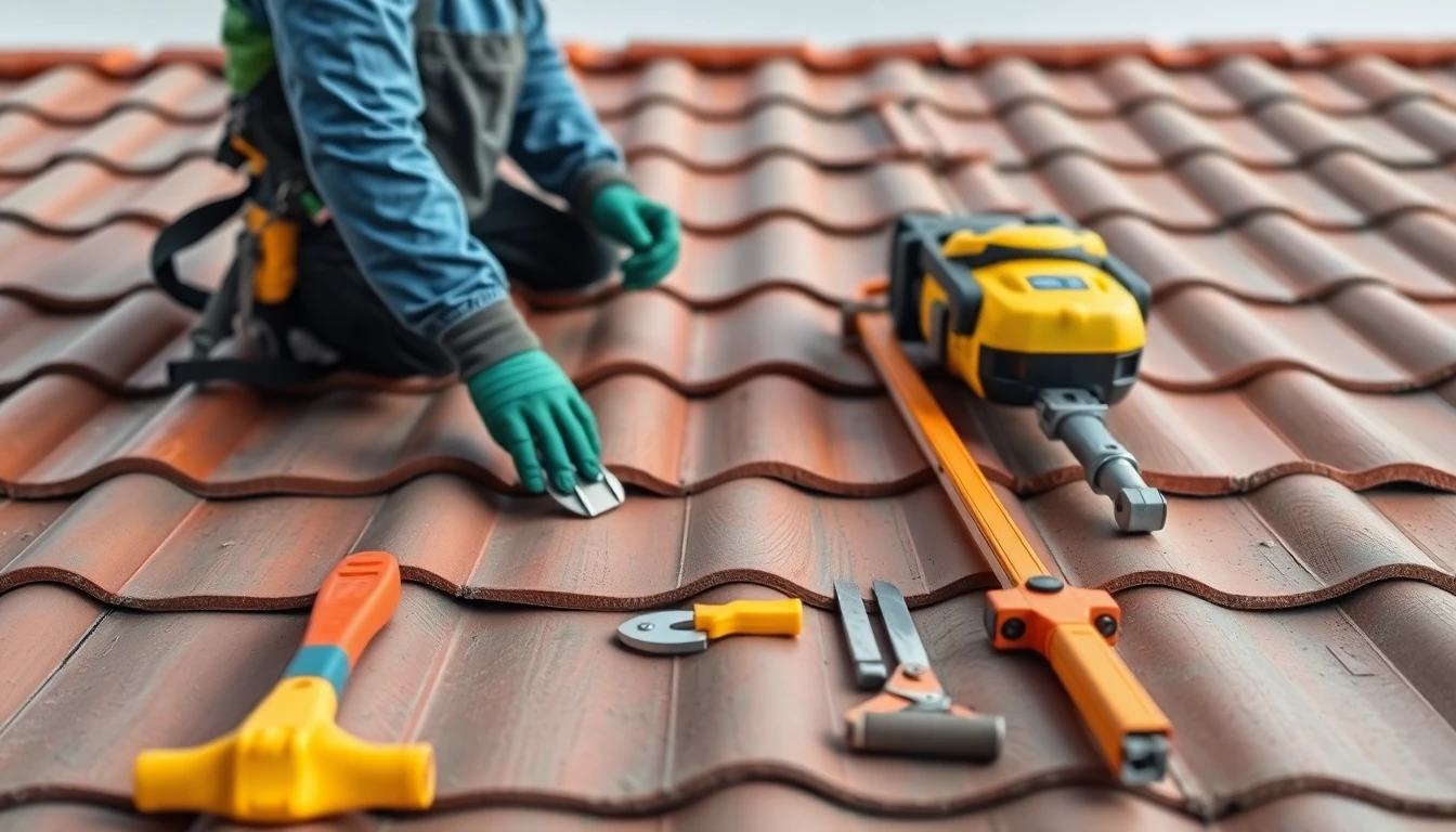 Tile roofing