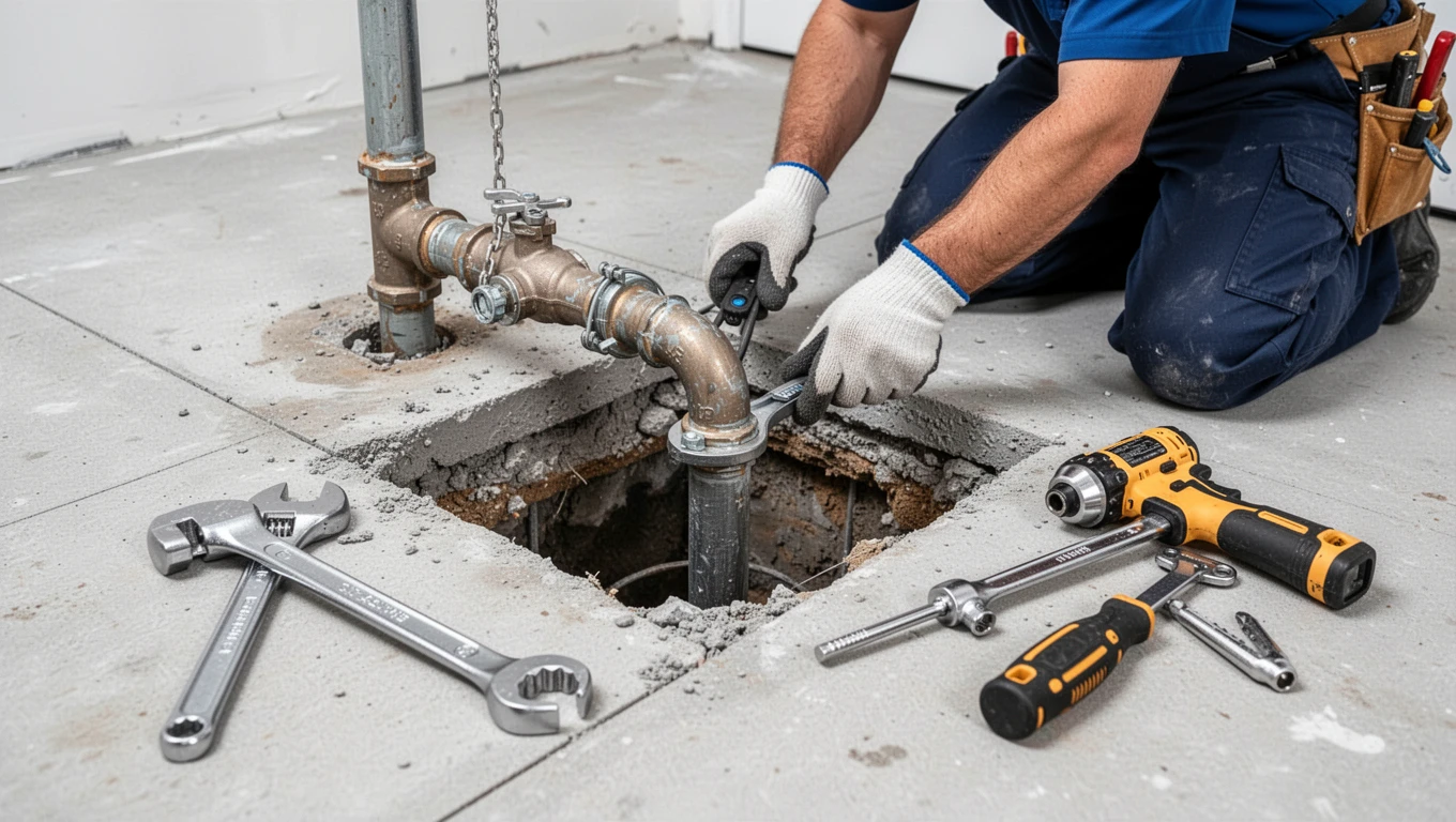 Slab Leak Repair