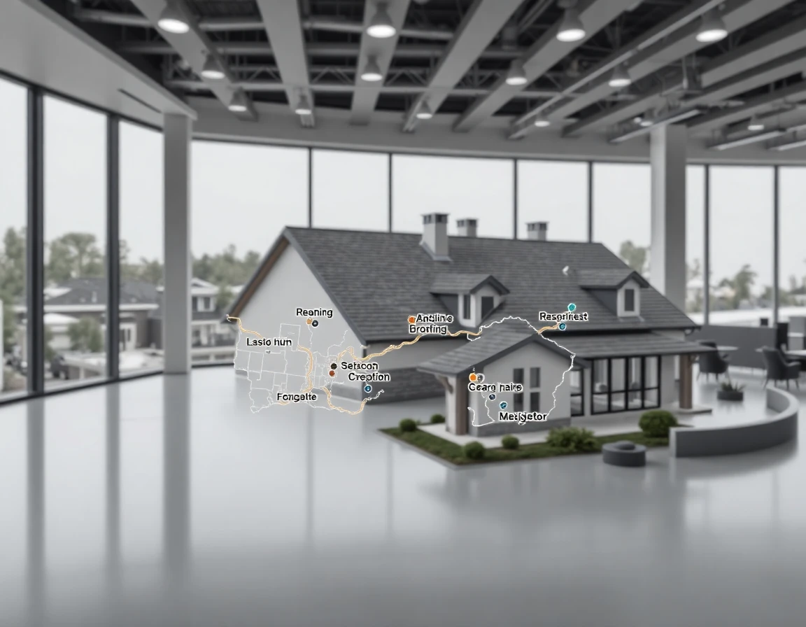 Roofing Service Areas Map