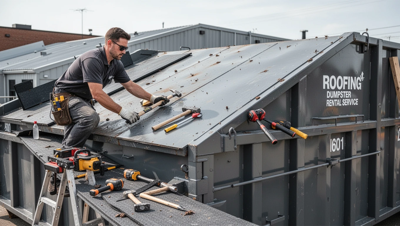 Roofing Dumpster Rental