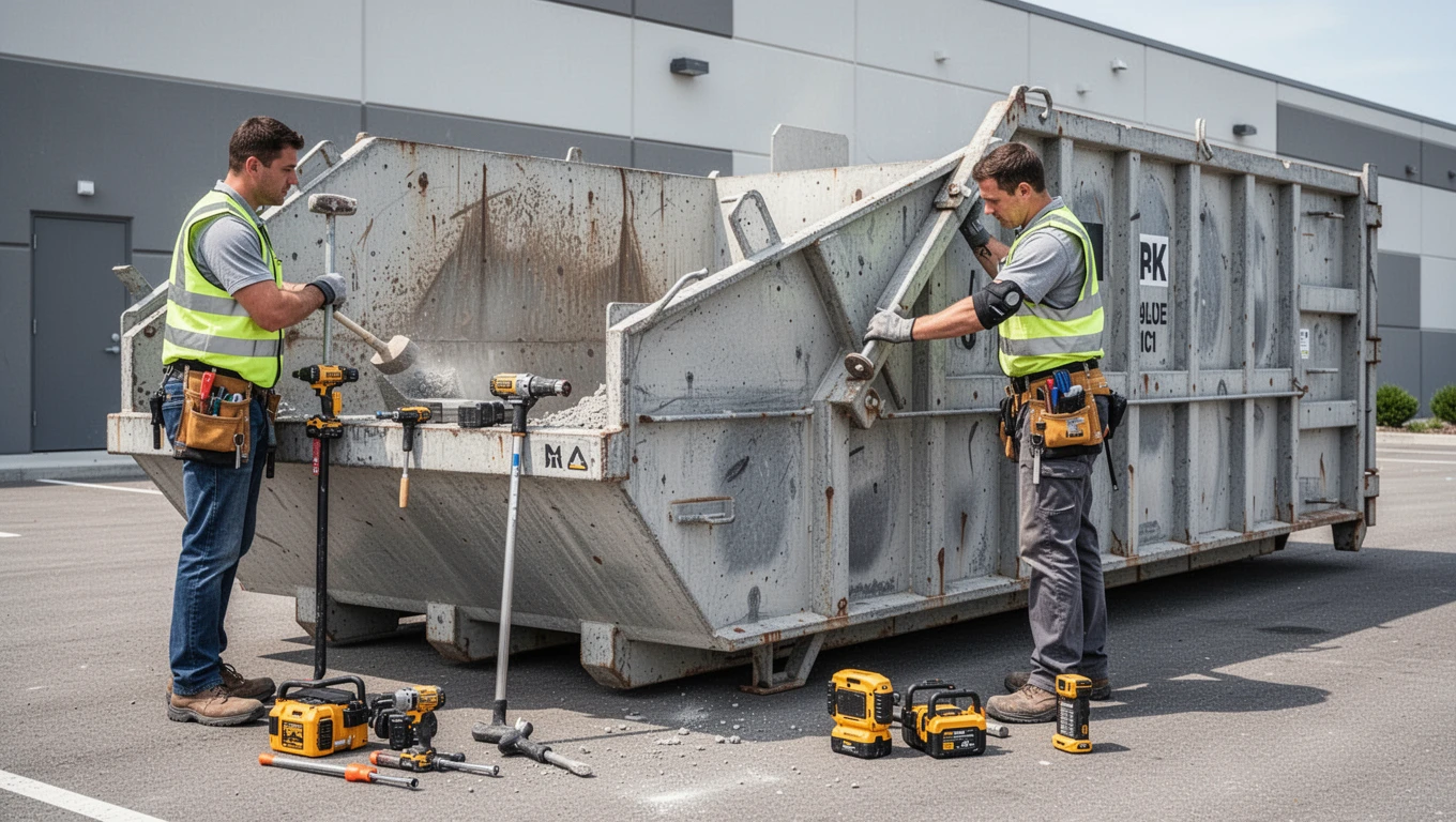 Concrete Dumpster Rental