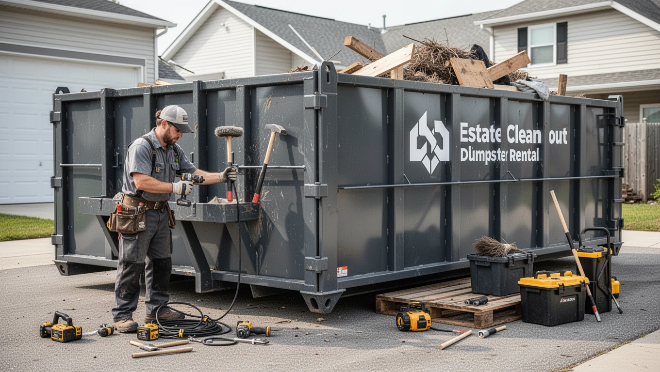 Estate Cleanout Dumpster Rental