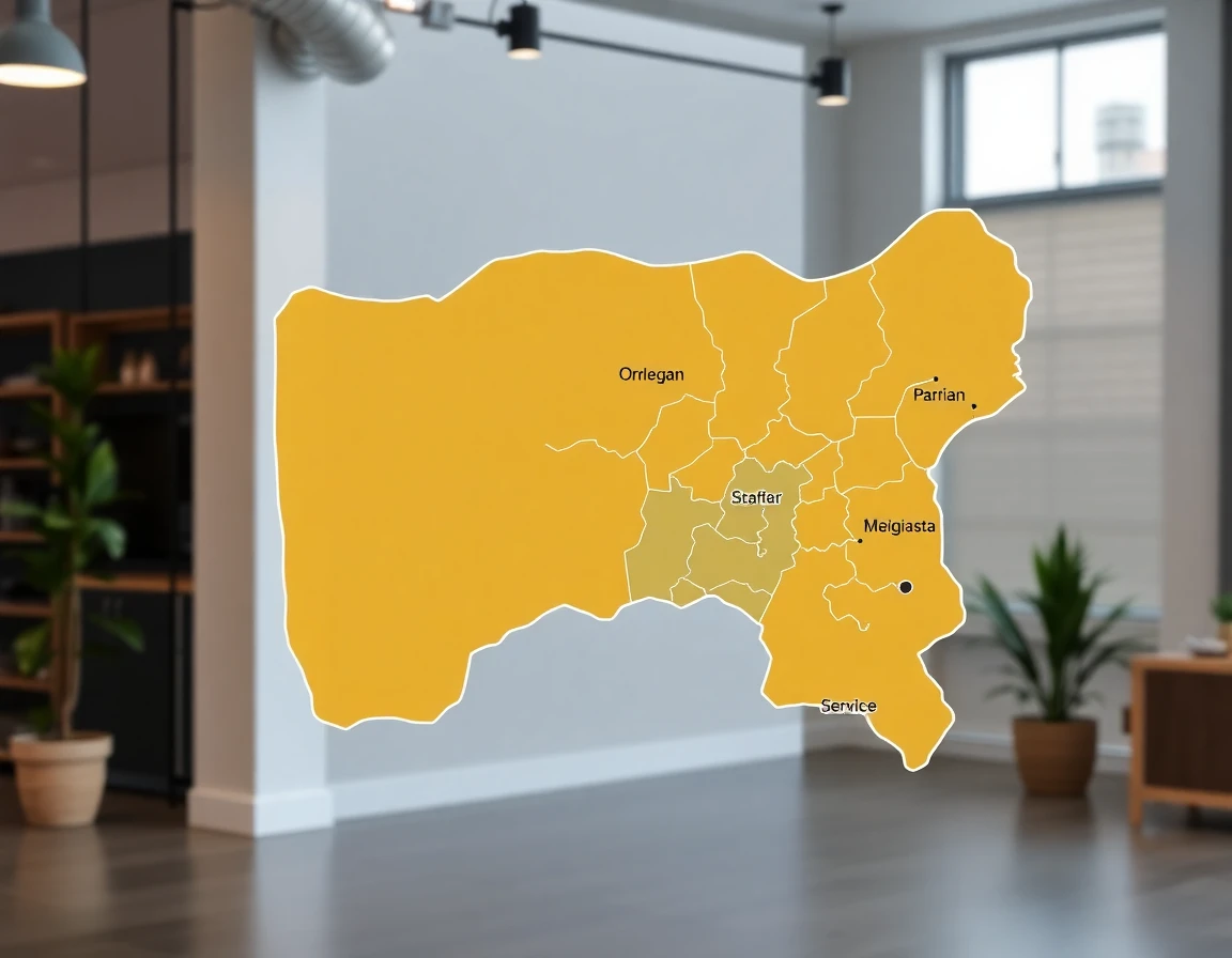 Hvac Service Areas Map