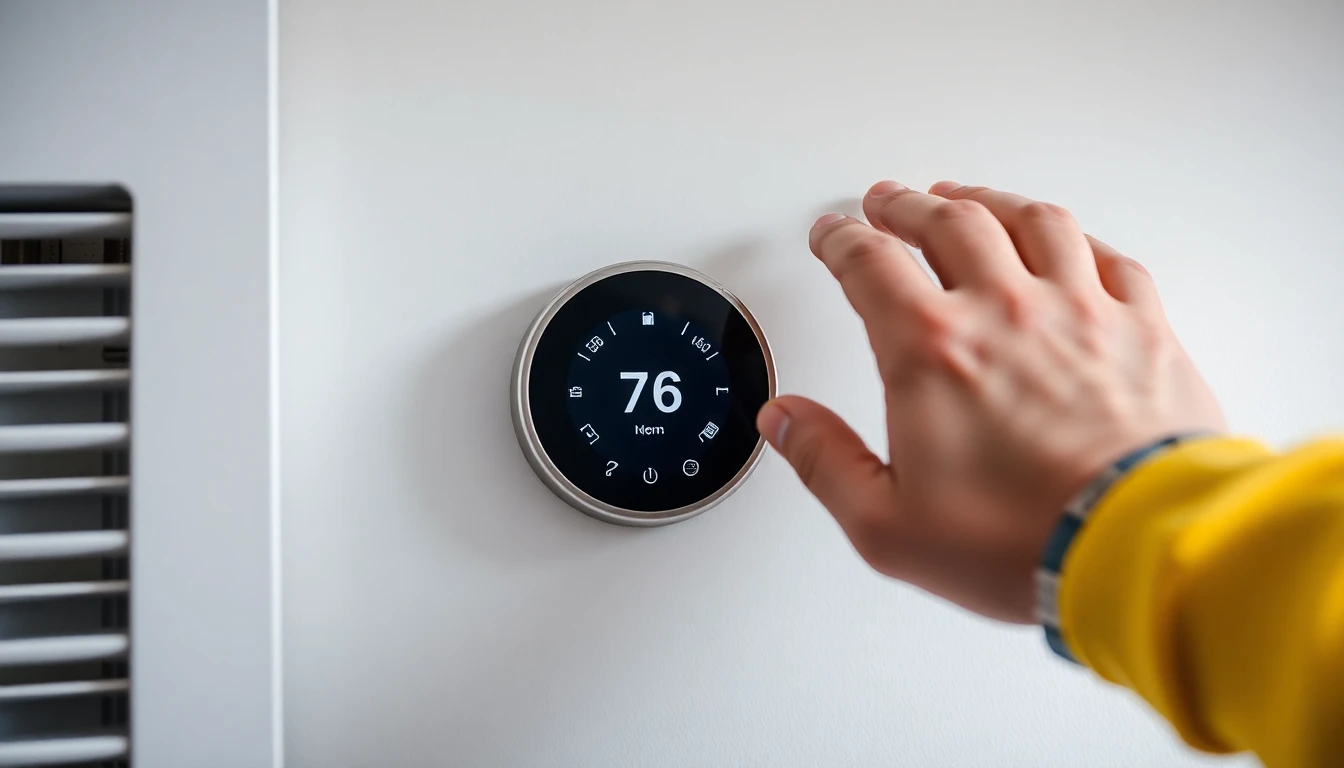 Thermostat installation