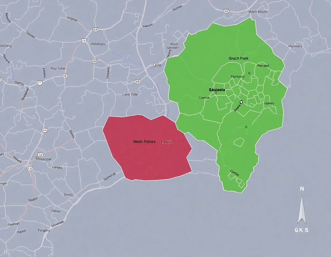 Roofing Service Areas Map