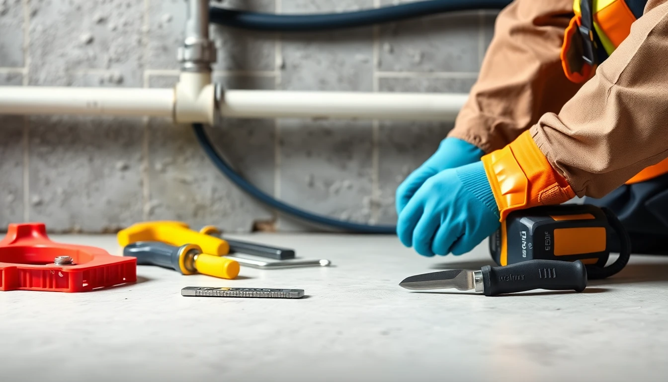 Gas line repair