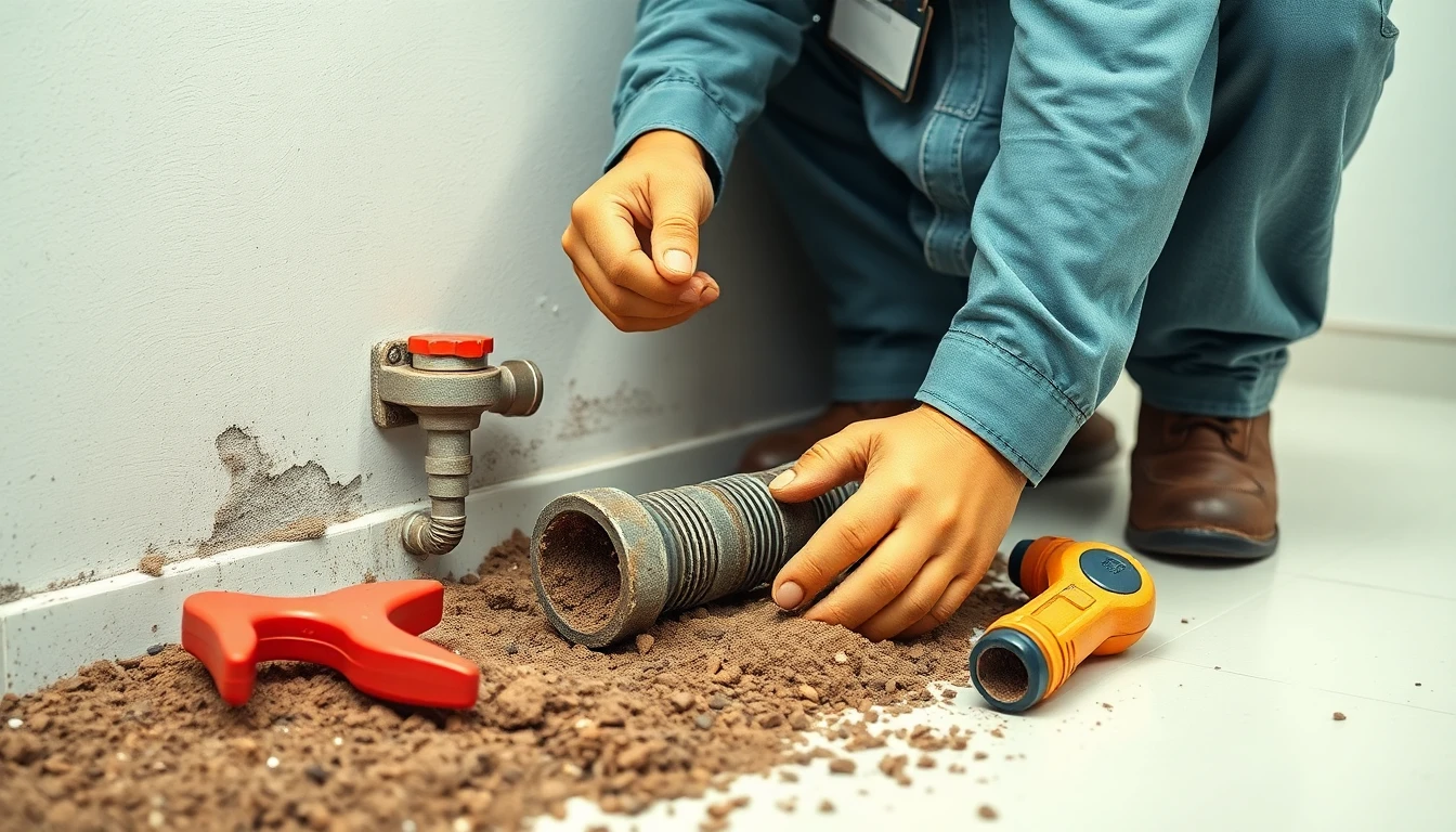 Sewer line repair