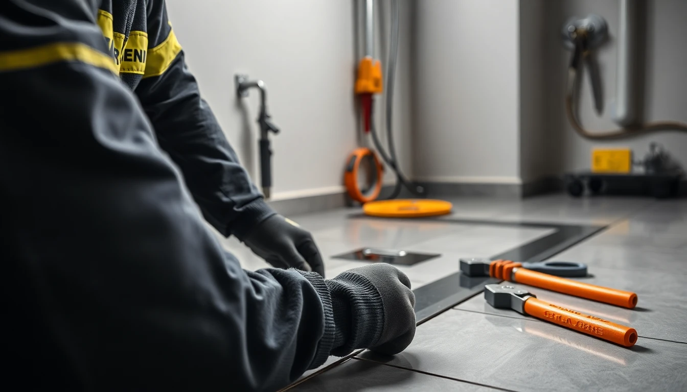 Slab leak repair