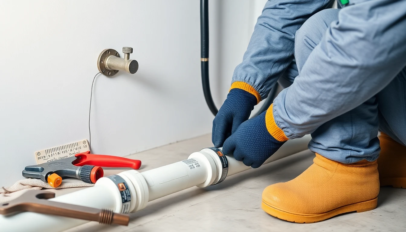 Gas line repair
