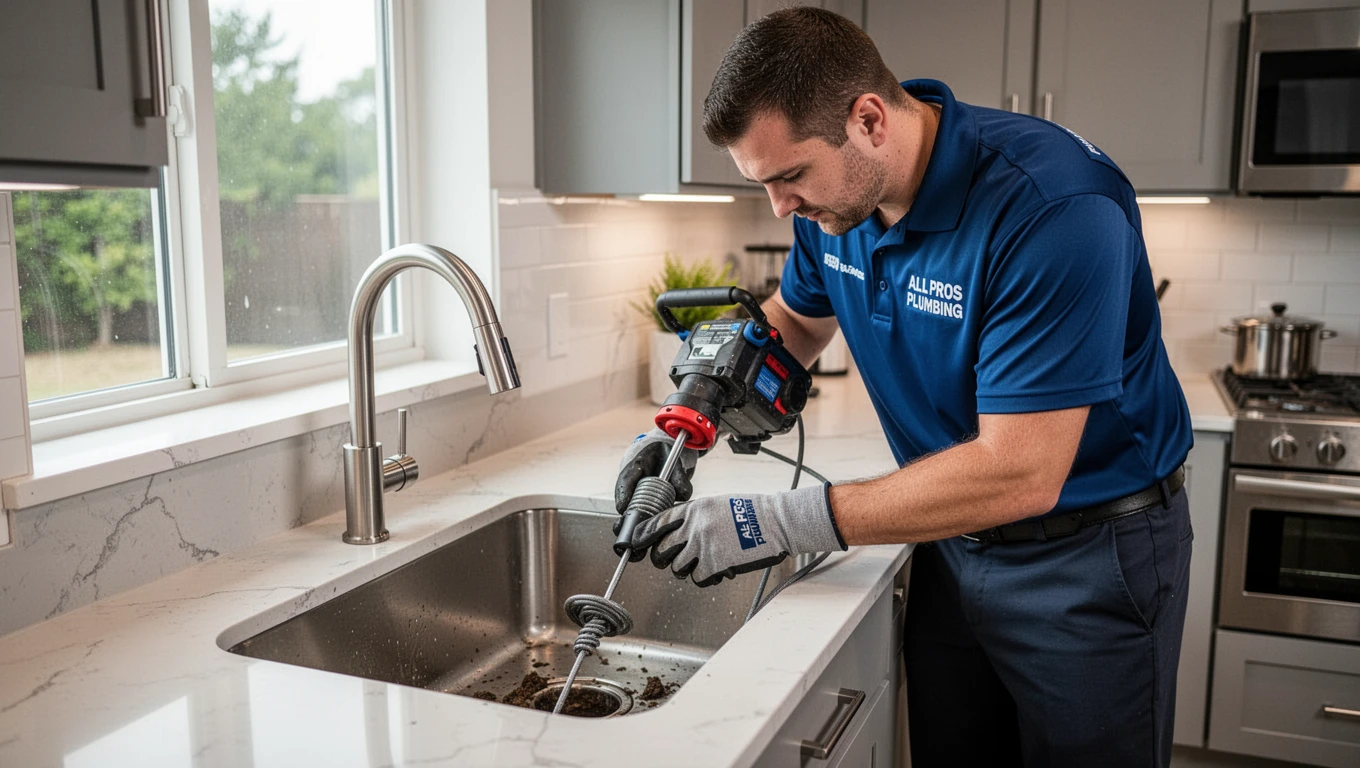Clogged Kitchen Sink & Drain Clearing