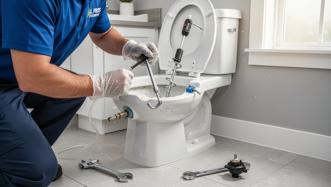 Clogged Toilet Repair