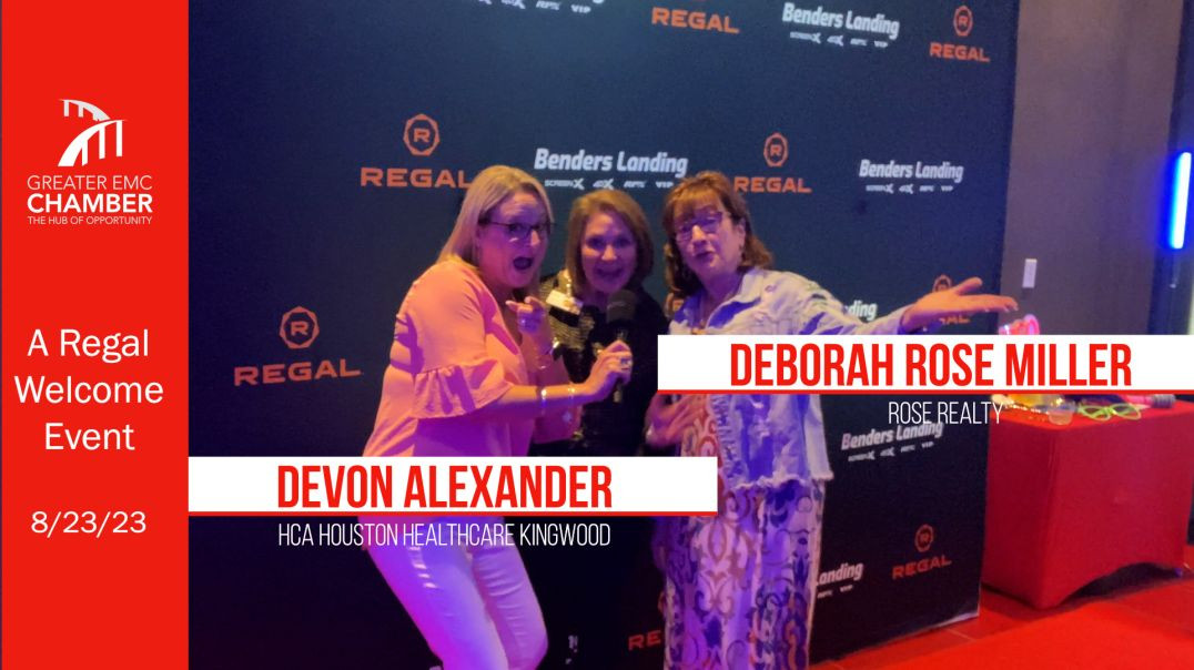 Regal Cinemas Benders Landing Red Carpet Moments with Devon Alexander & Deborah Rose Miller