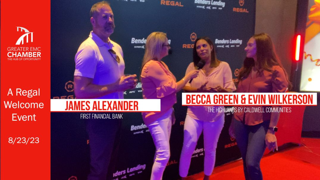 Regal Benders Landing Red Carpet Moments with James Alexander, Becca Green and Evin Wilkerson