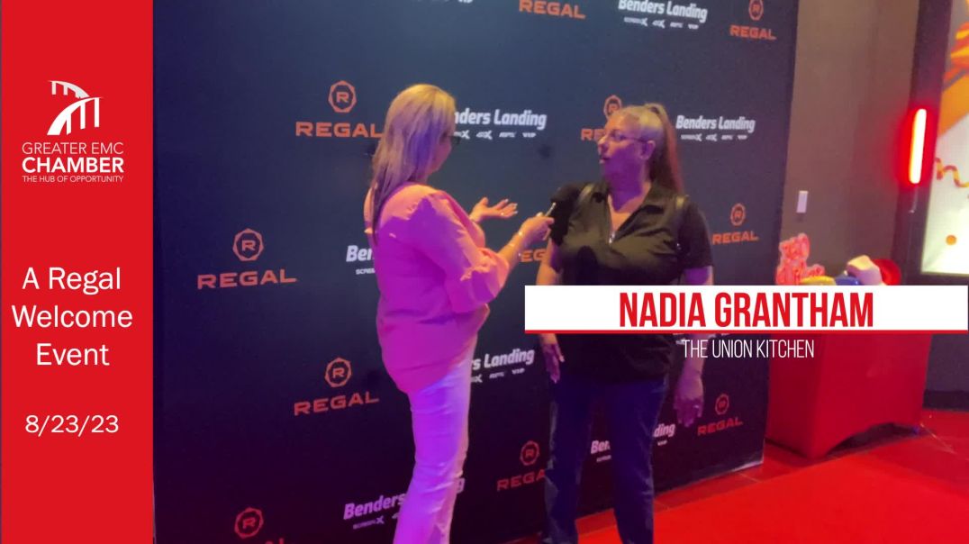 ⁣Regal Cinemas Benders Landing Red Carpet Moment with Nadia of The Union Kitchen