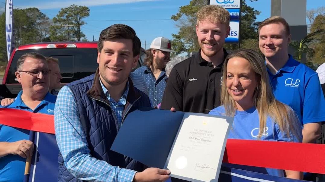 CLP Pool Supplies Ribbon Cutting