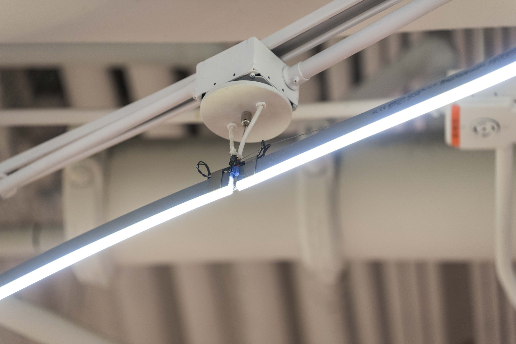 Navy Pier-Custom Shaped, Suspended Luminaires,Navy Pier, Chicago