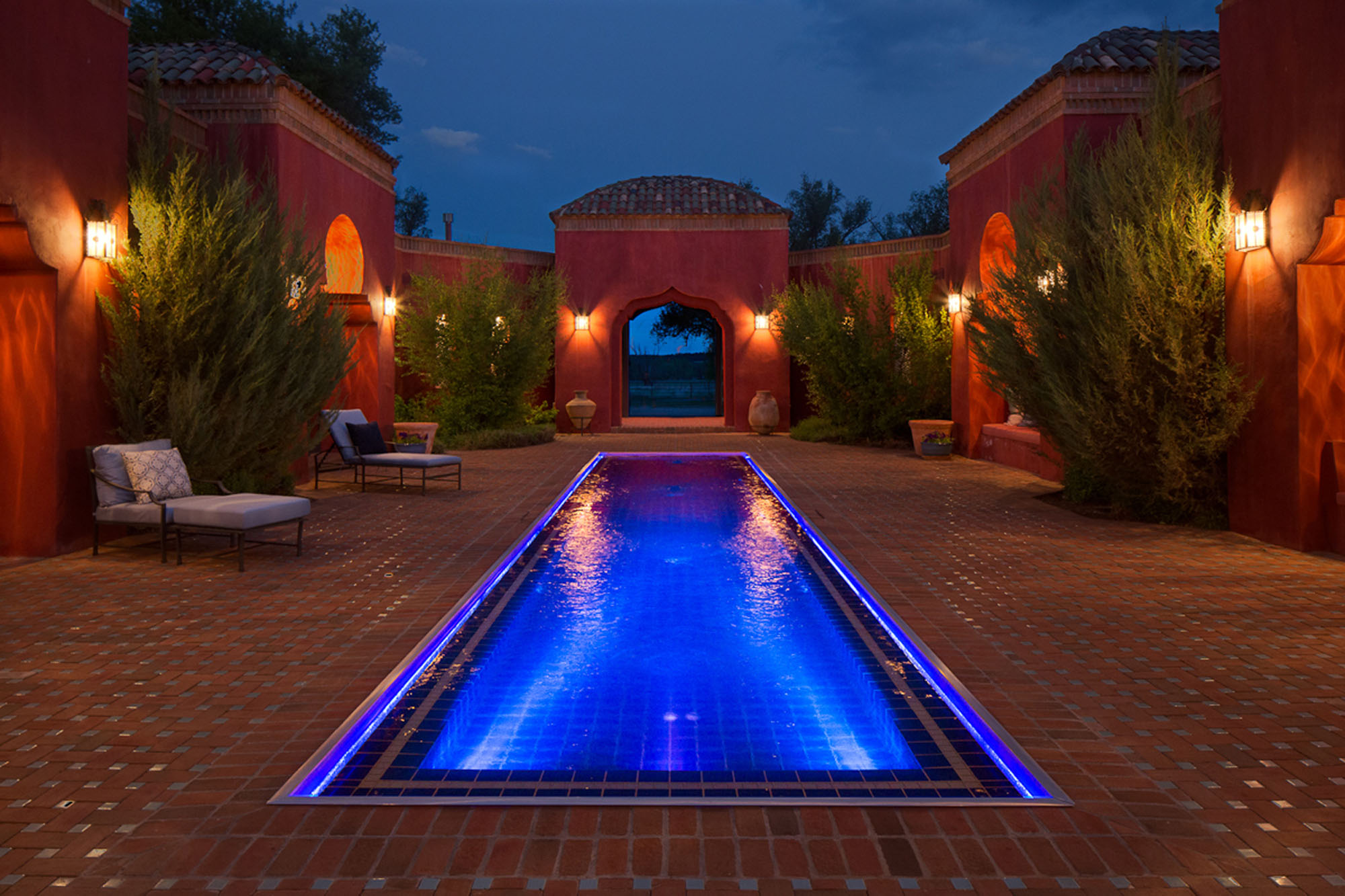 Residential Landscape,Watrous, New Mexico