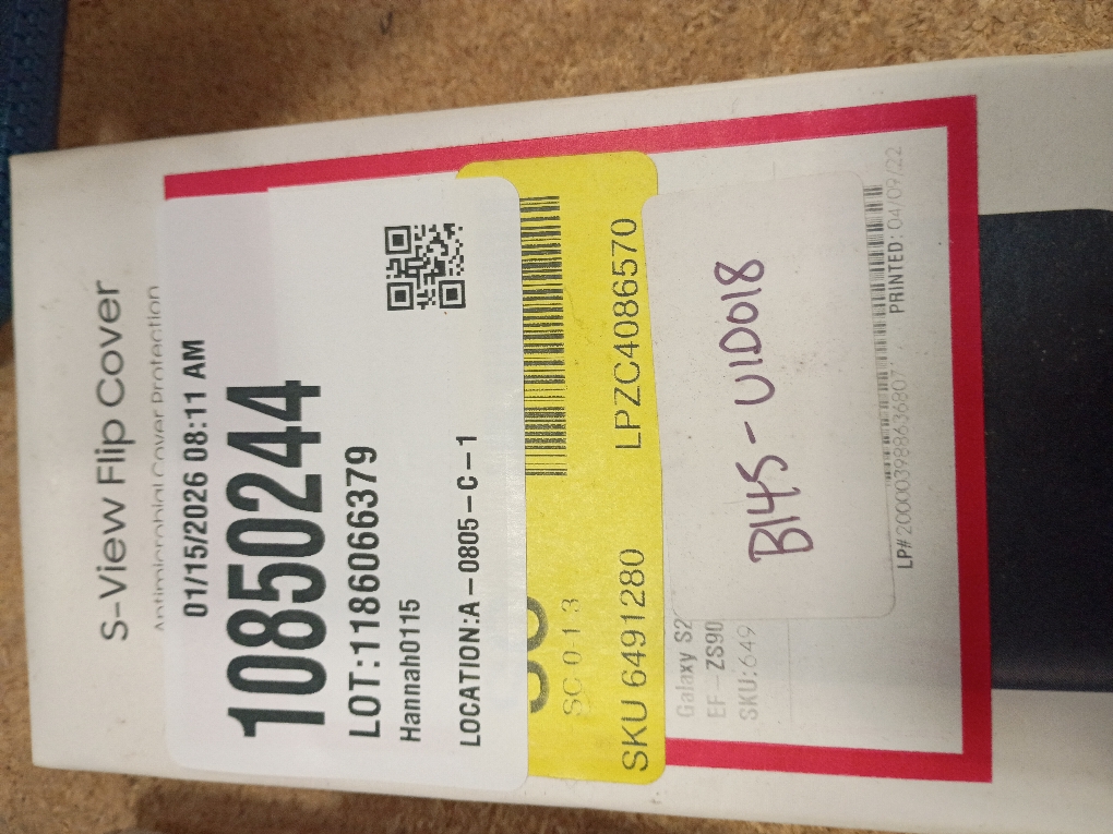 Samsung S-View Flip Cover Series Case for Samsung Galaxy (S22 ) - Black