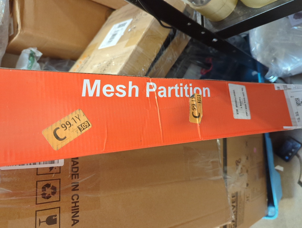 42 Inch Extra Tall Retractable Baby Gates with Reinforced Strips 55 Inch Wide Outdoor Retractable Dog Gate No Sag Extra Tall Baby Gate for Doorway Anti-Scratch Mesh Gates for Kids or Pets, White