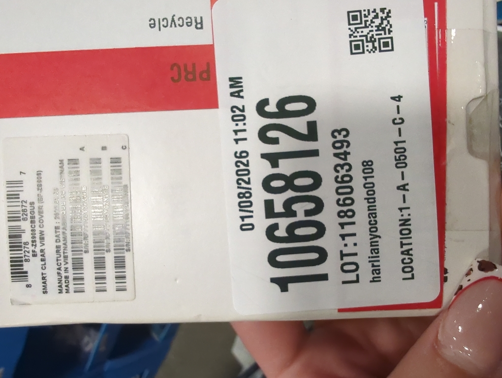 Samsung S-View Flip Cover Protective Case for Samsung Galaxy S22 Ultra - Black