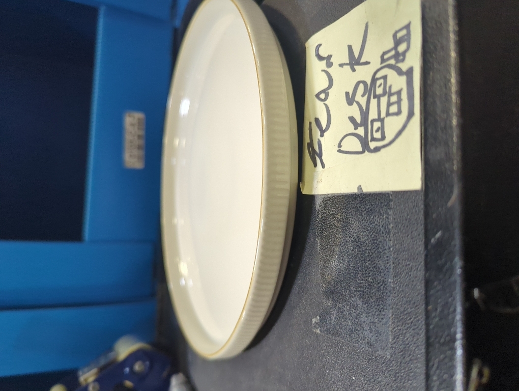 APS The Grid 19044 Plate, Porcelain, Diameter 32 cm, Sand, Stackable