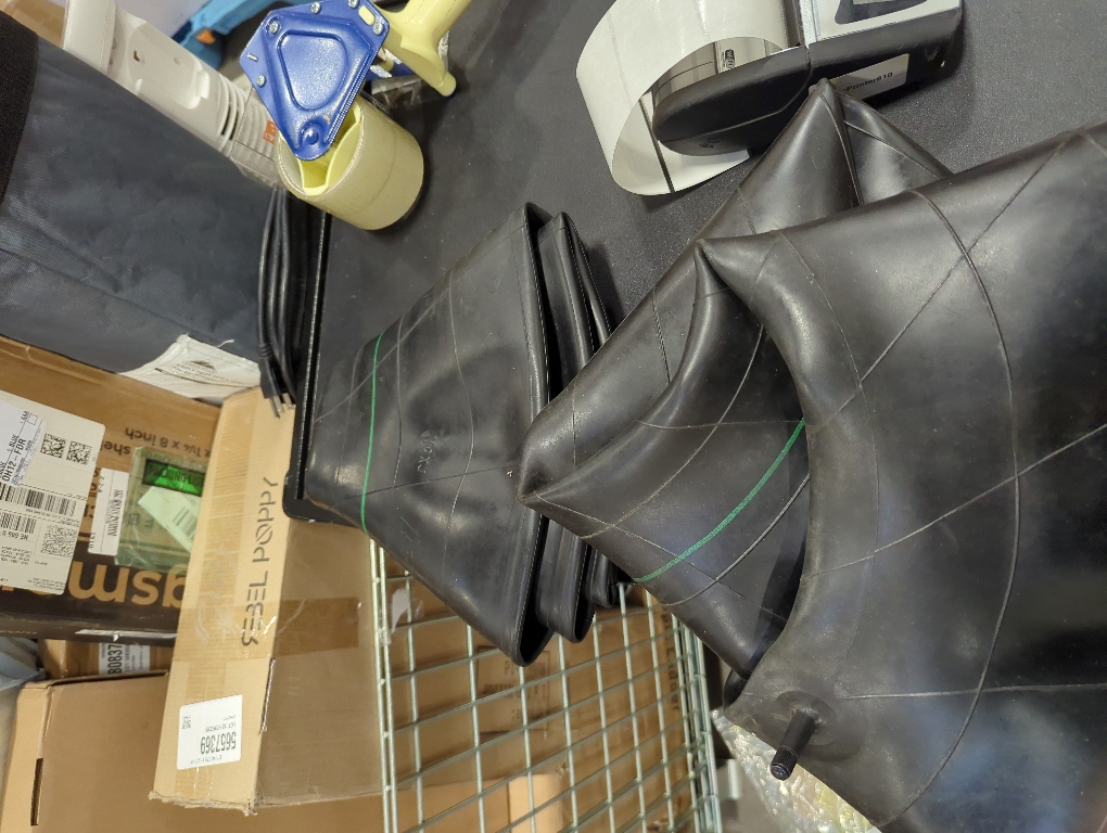 AR-PRO 23x10.5/9.5/8.5-12 Inner Tube Replacement With TR-13 Straight Valve Stem (2-Pack) - For Golf Cart, Tractor, John Deere Lawn Mower, Snowthrowers, Tillers, Trailers, Wheelbarrows and ATV's