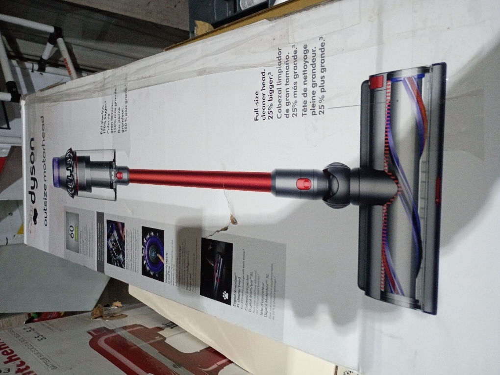 Dyson SV29 Outsize Cordless Vacuum Cleaner | Nickel/Red | Refurbished