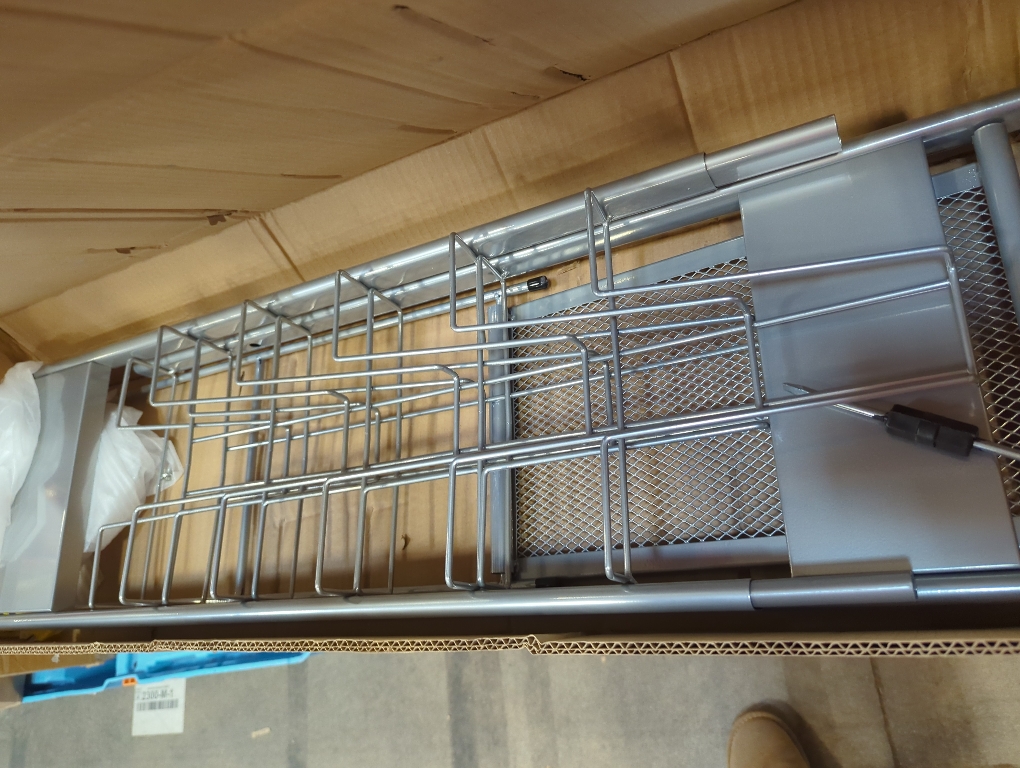 PATIKIL Detachable Magazine Display Racks Floor Standing 10 Layers Brochure Stand Catalog Literature Holder for Hotel, Exhibition, Office