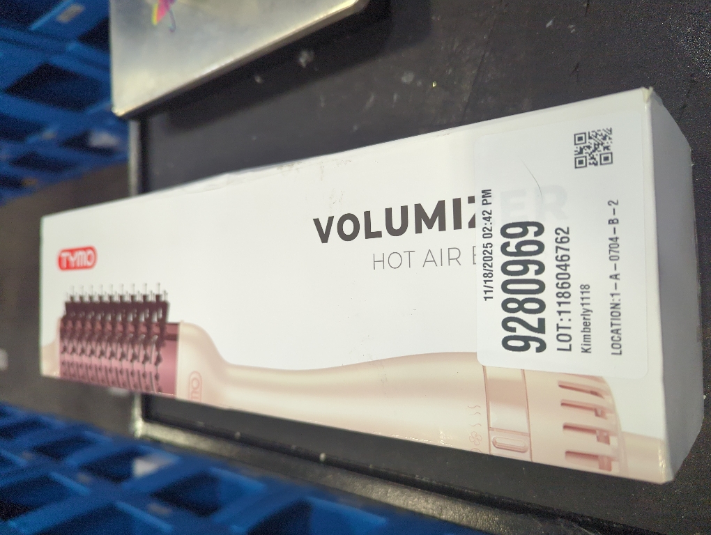 TYMO Volumizer Hot Air Brush Hair Dryer - Champagne Pink - 1200 Watt