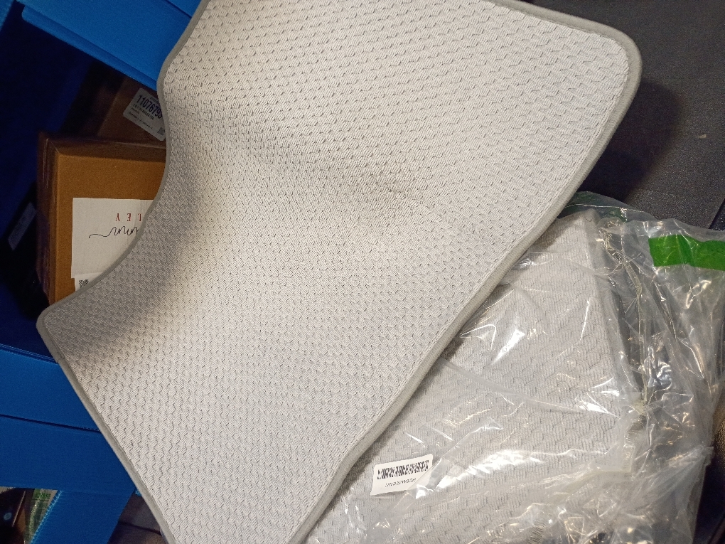 2 Pack Microfiber Dish Drying Mat,24*17 inch Absorbent Dish Drainer Kitchen Counter,Large Size Dish Drying Pad for Countertops,Sinks,Draining Racks(Gray)