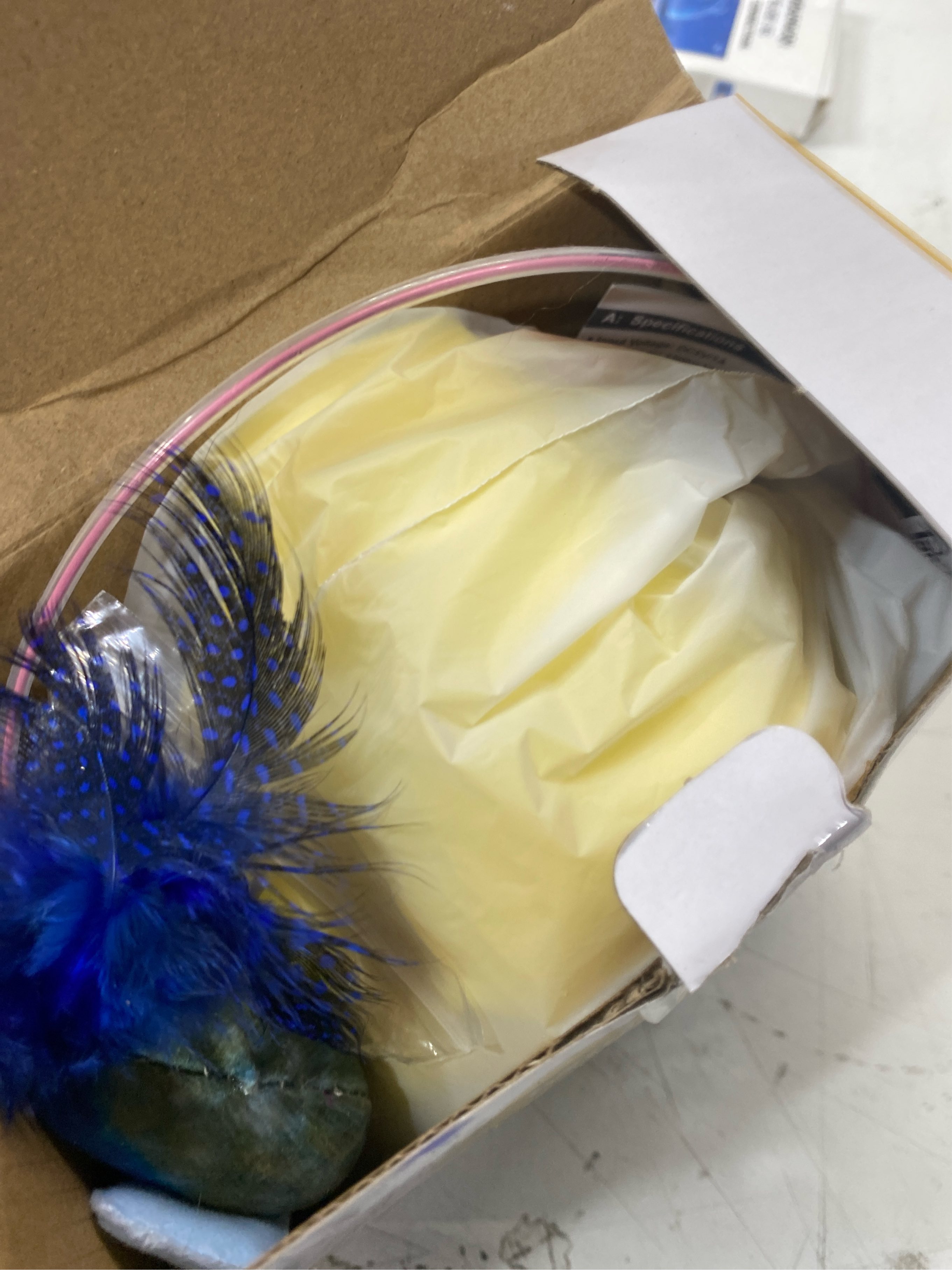 Condition photo showing Good Condition for PANRIO 3-in-1 Automatic Cheese-Shaped Interactive Cat Toy   Flying Bird, 6-Hole Mole & Rotating Feather | USB Rechargeable Electronic Feather Toy for Indoor Adult Cats & Kittens, Relieves Boredom